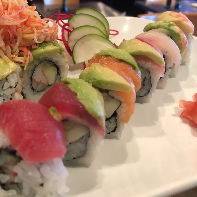 Delicious Rainbow Roll Experience